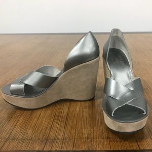 Kork Ease silver wedges